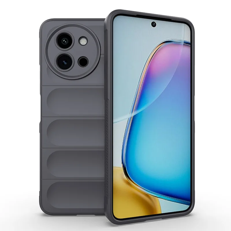 وسادة هوائية مضادة للسقوط مع بطانة متدفقة من مادة TPU لهاتف Vivo V50 S12 S15 Y77 Y16 X90 iQOO Neo7 10 11 V25 Z9S Pro Protection