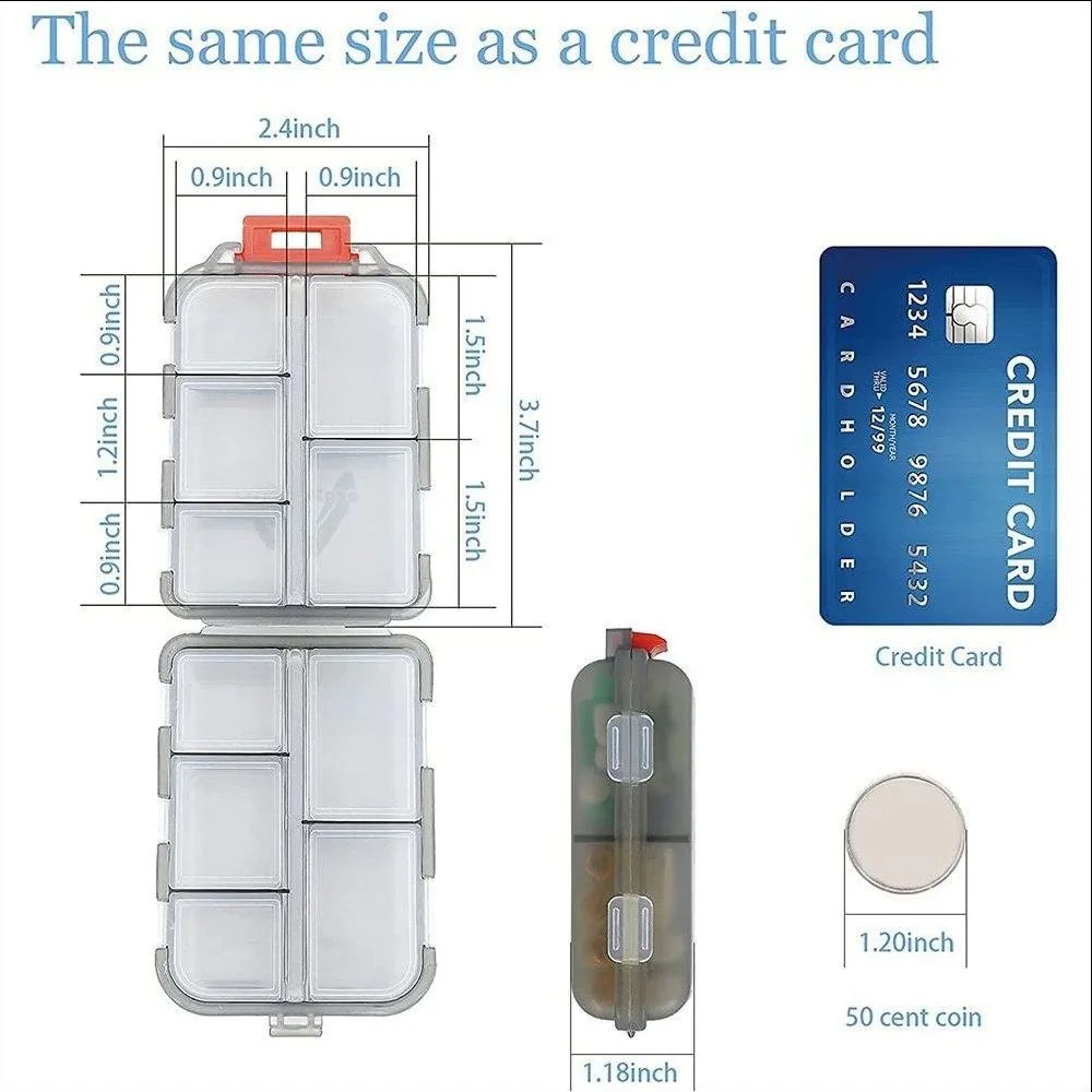 Portable Travel Pill Organizer 5
