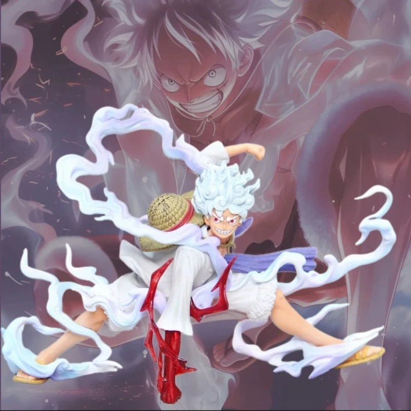 Figura de acción de 18 cm de Luffy, el Dios Sol Nica, de One Piece, en su 5ª velocidad, modelo de colección, estatua, juguete decorativo, regalo.