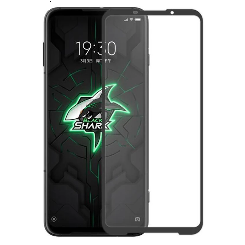 Vidrio templado con pegamento completo 3d para xiaomi Black Shark 4, cubierta completa, protector de pantalla de película 9h para xiaomi Black Shark 4 pro