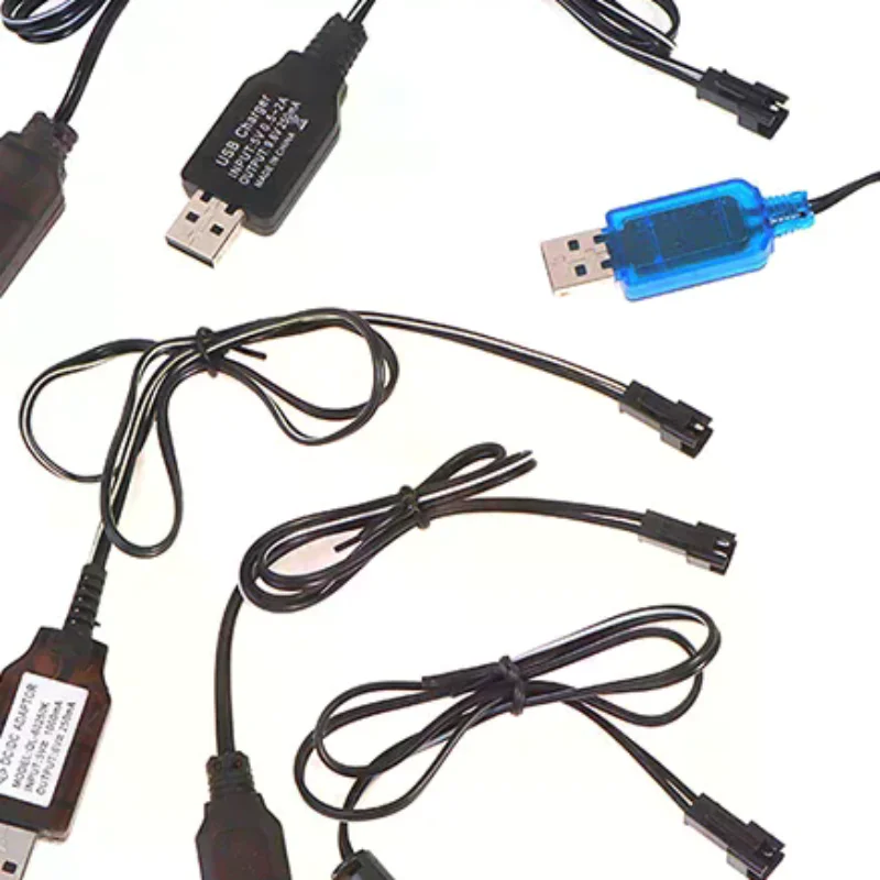 

Высококачественное USB-зарядное устройство 3.6-9.6В 250мА для NiMH/NiCd аккумуляторов, кабель с разъемом SM 2P Forward Plug, для радиоуправляемых машинок и электрических игрушек