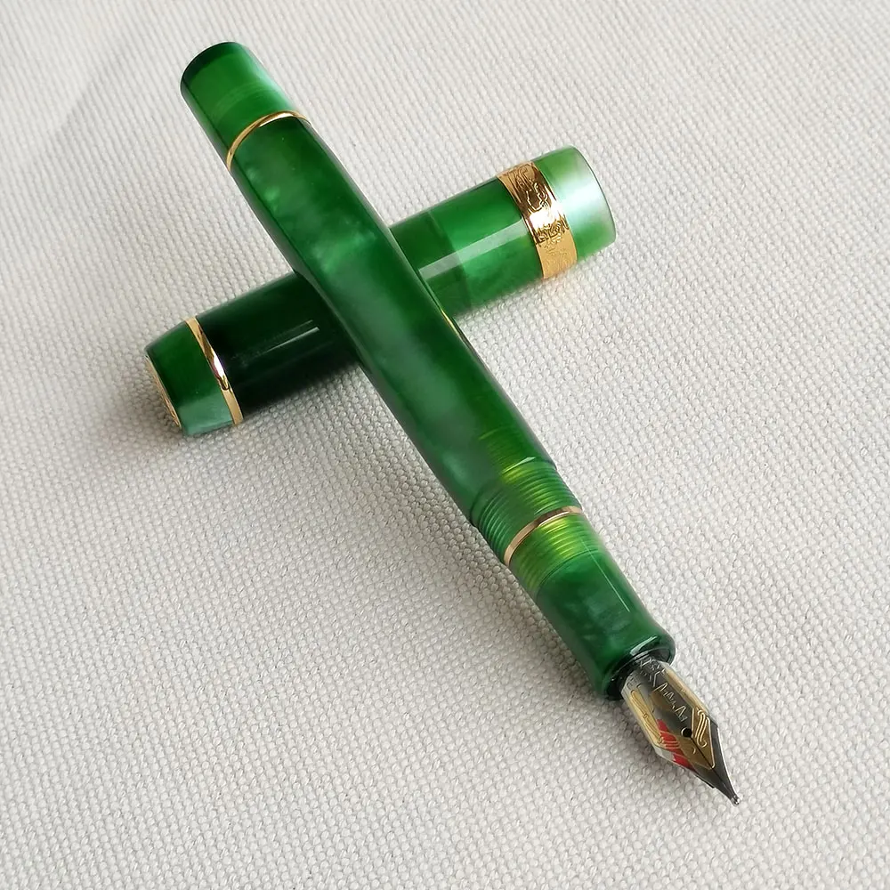 

KAIGELU-Fountain Pen for Office Writing, Smoothness Ink Pen, Green Acrylic, Gifts for Men and Women, New, EF, F, M, 316, 2024