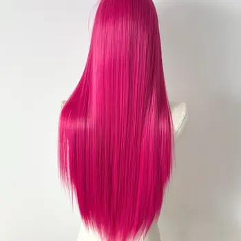 10 best sales Peruka w kolorze magenty - №2