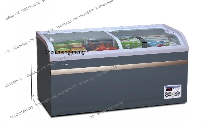 

Commercial Display Cabinet Refrigerated Frozen Supermarket Store Horizontal Combination Freezer