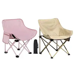 Portable Folding Camping Chair Lightweight Tourist Chairs Aluminum Metal Frame Fishing Chair Backpacking Chair Outdoor Furniture