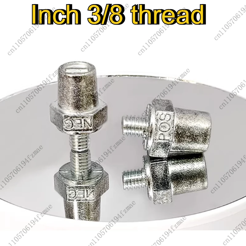Accessories British 3/8 Thread Zinc Alloy Battery Terminal Adapter Universal Battery Connector Battery Reducer