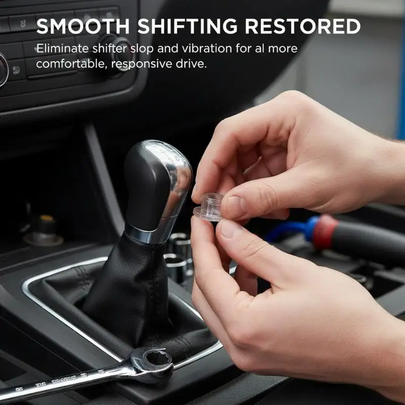 Manual Gear Shift Lever Bushing Linkage Bearing & Securing Spring Kit For Golf Mk2 Mk3 T4 MT Gearbox Shifter Rod
