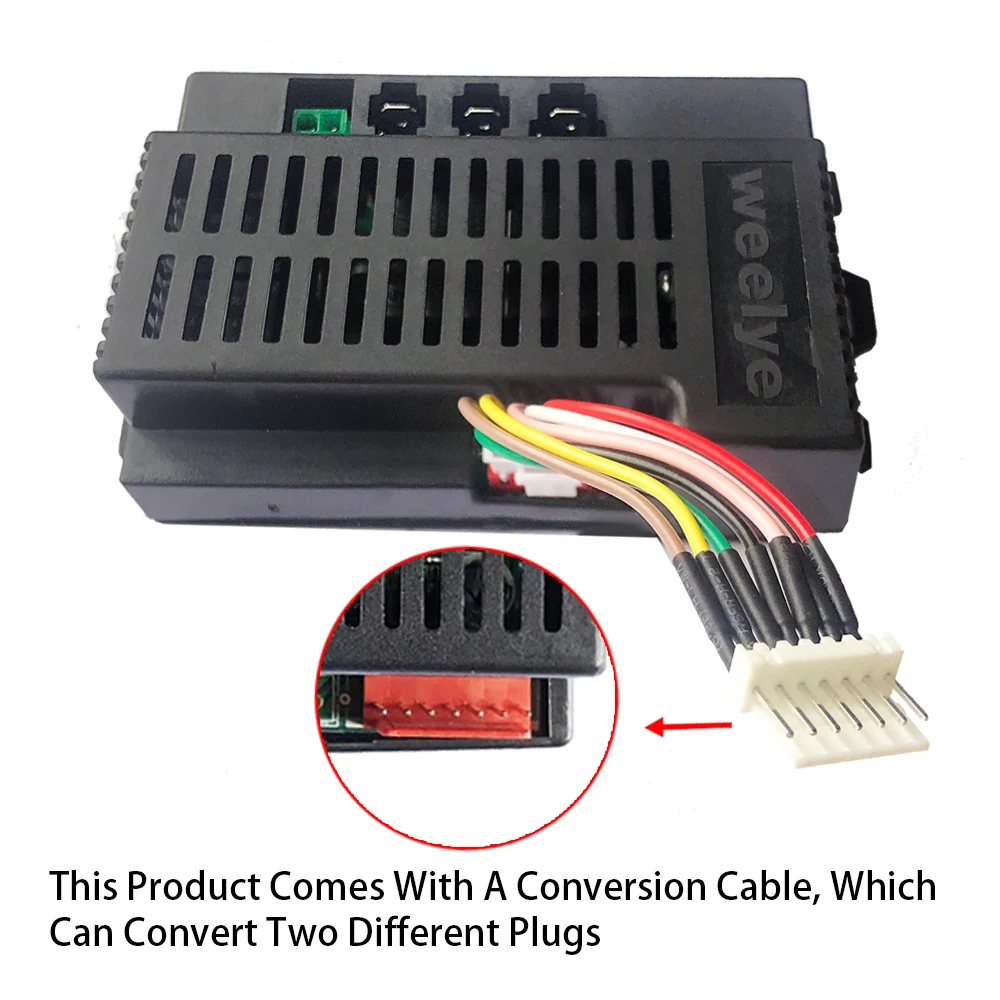 Children's electric ride on toys car charging port, battery cable, motor cable, lock switch, conversion cable, voltmeter parts