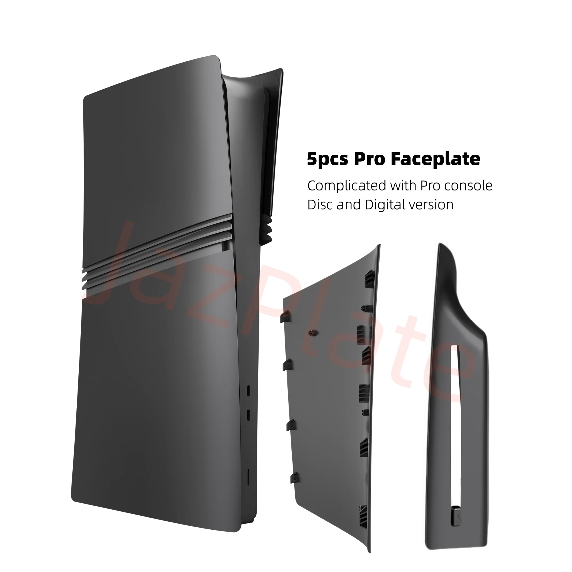 5 in 1 30th Anniversary Gray FacePlates for PS5 Pro Disc/Digital Edition for PlayStation 5 Pro Cover Accessories Faceplate Shell