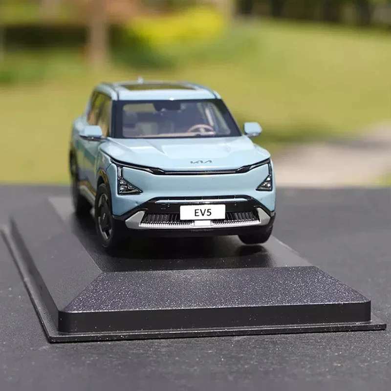Modèle de voiture en alliage moulé sous pression Kia EV5, jouet de simulation KIA, ornements à collectionner, échelle 1:32
