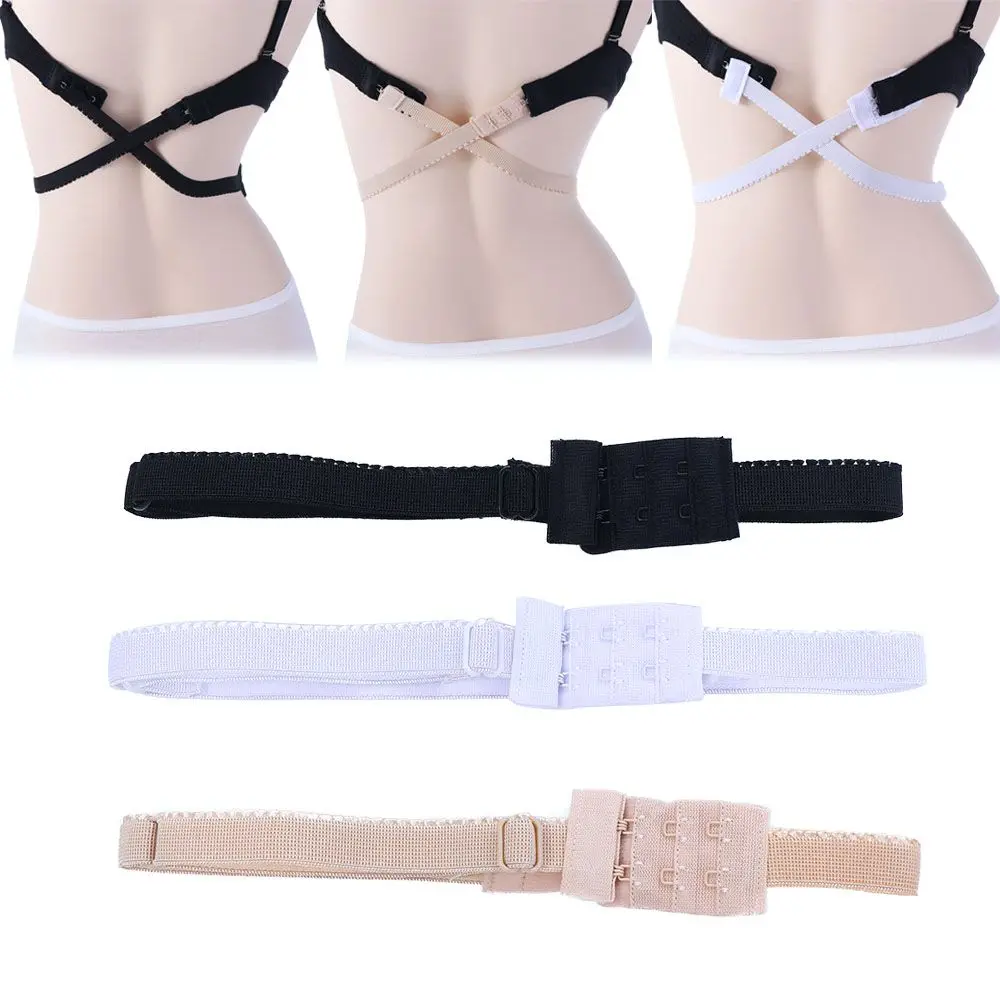 Low Back Dresses Backless Deep V-neck Open Back Bra Extension Belt Underwear Conversion Belt Bra Cross Belt Bra Strap Adapter