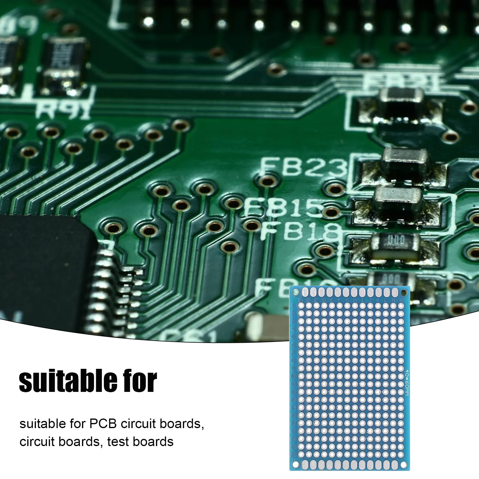 10 قطعة لوحات دوائر Pcb ثنائية الطبقة سهلة لحام لوحات المشروع العالمية للوحة دوائر الهندسة الكهربائية لتقوم بها بنفسك
