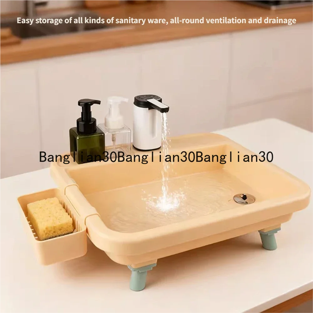 Outdoor Portable Sink Multifunctional Folding Camping Sink With Electric Water Pump Suitable For Camping Travel And Family Use