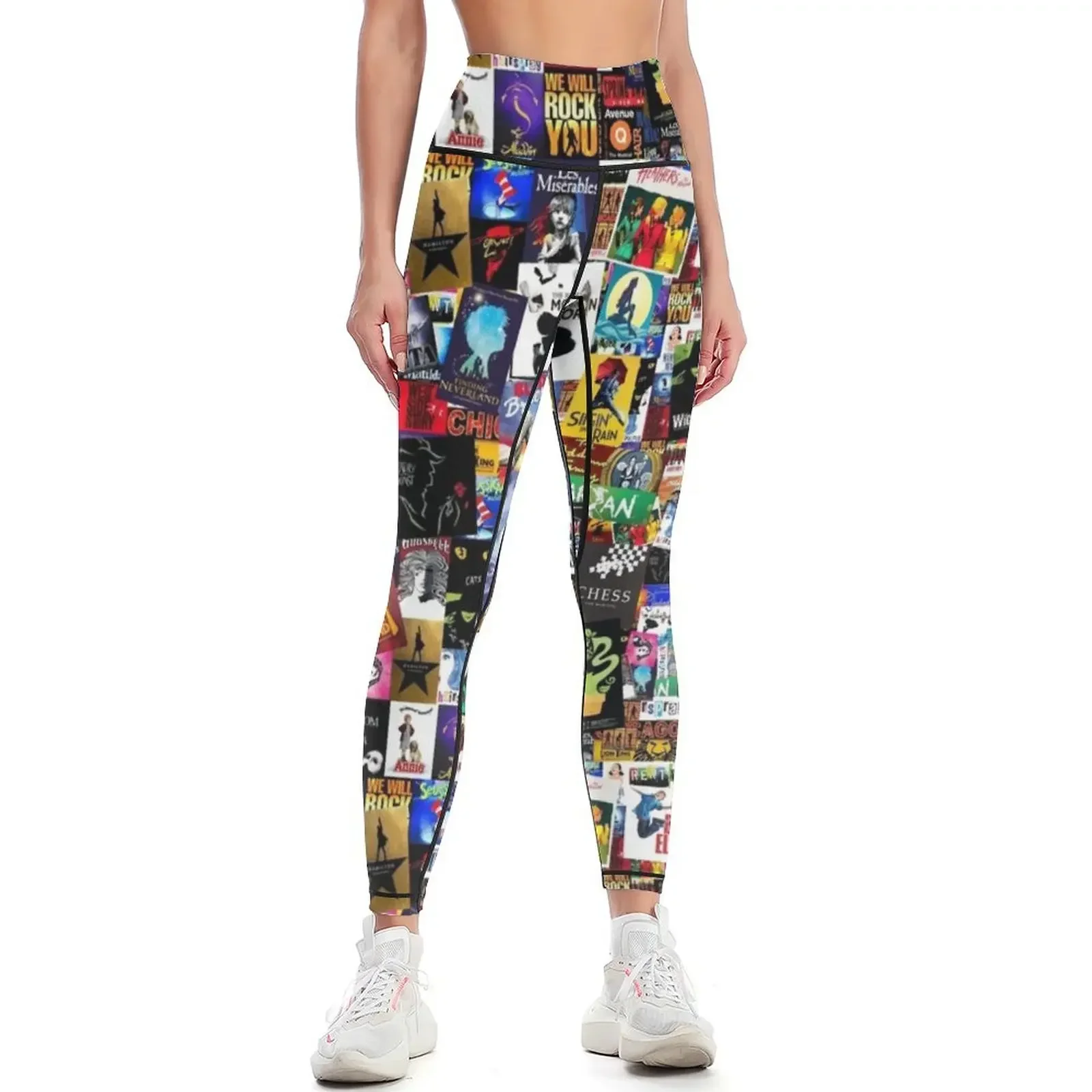 

Musicals Collage IV Original Leggings Tight fitting woman Jogger pants push up fitness Training pants Womens Leggings