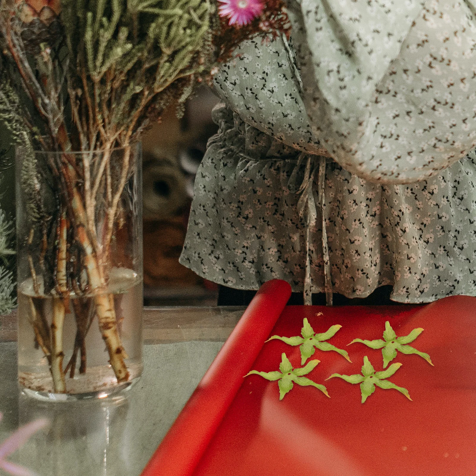 30 stuks kunstbloemscheiden realistische roos pioenkasten DIY bloemstuk benodigdheden home decor ambachtelijke projecten