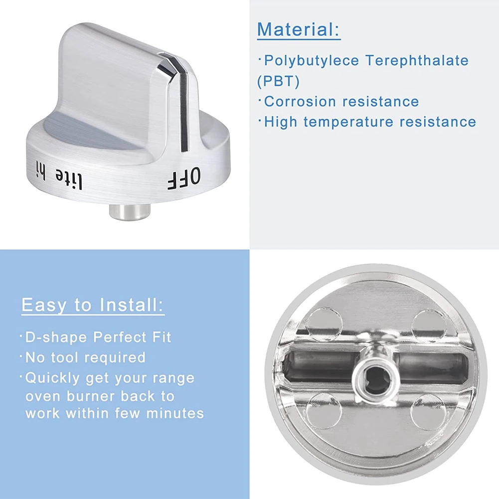 حلقة حماية من الفولاذ المقاوم للصدأ المقوى ، بدائل لمقبض الموقد ، متوافقة ، AP5984069 ، أو 1X