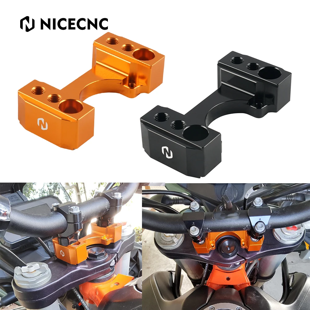 

Motorcycle 1.0" Handlebar Riser Steering Damper Mount Kit For KTM 790 Adventure R S 890 Adventure S R Rally 2019-2022 2023 2024