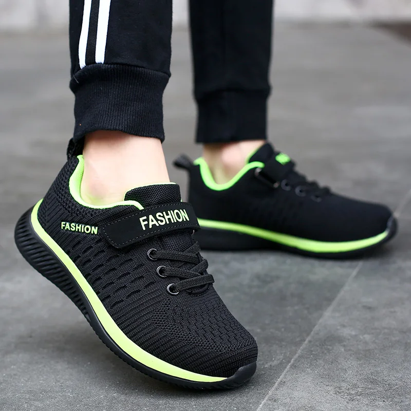 Kinder-Sneaker für Jungen und Mädchen, atmungsaktive Mesh-Laufschuhe, leichte, weiche Sohle, rutschfeste Kindersportschuhe für Schule und Outdoor-Aktivitäten. – Detail 5