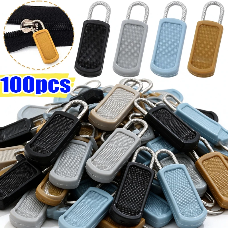 No Tools Required Detachable Zipper Head Easy Install Zipper Tab Replacement Hardware Multipurpose Clothing Bag Zipper Fix Parts