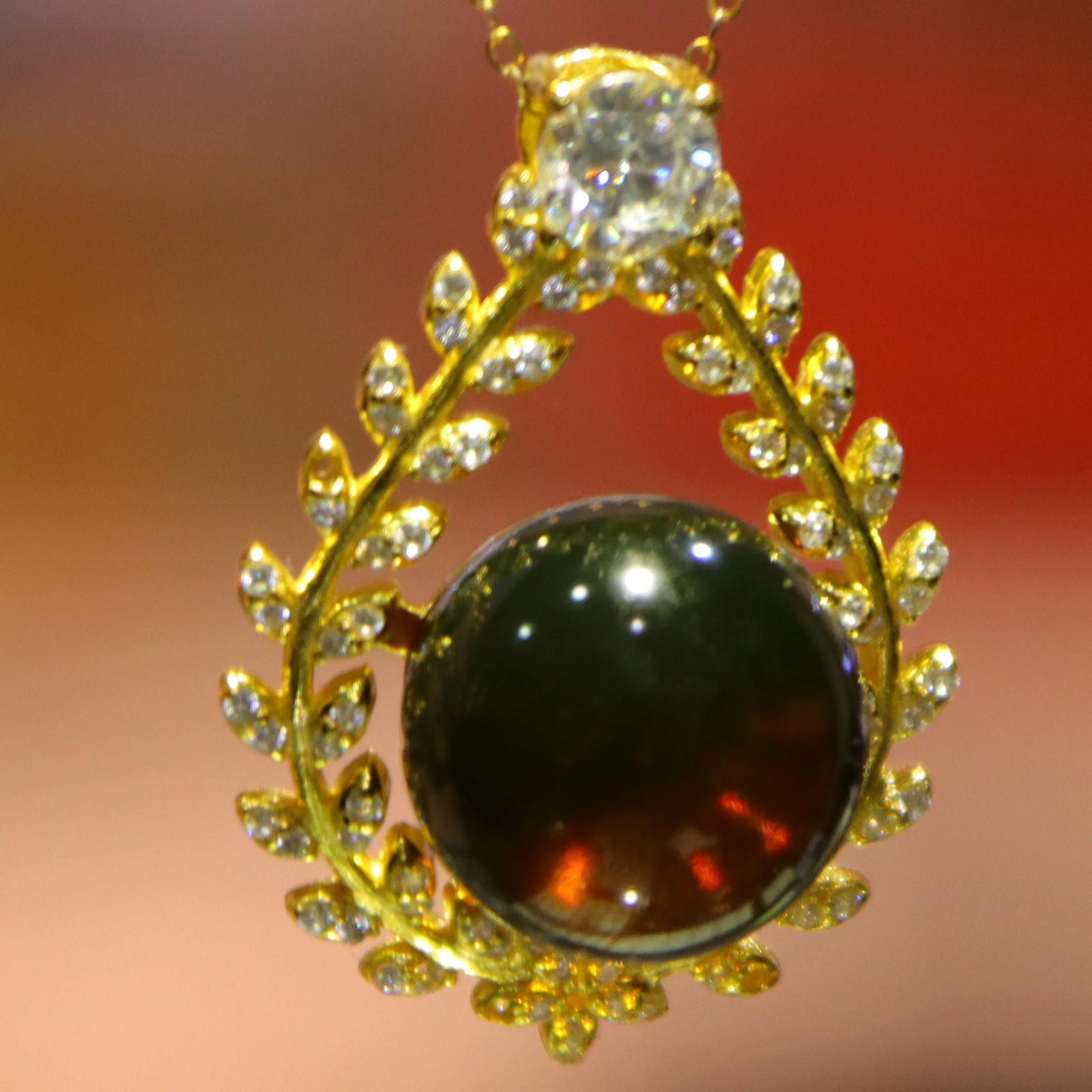 

Solid Silver Natural Mexican Blue Amber Teardrop Pendant 13mm Bead