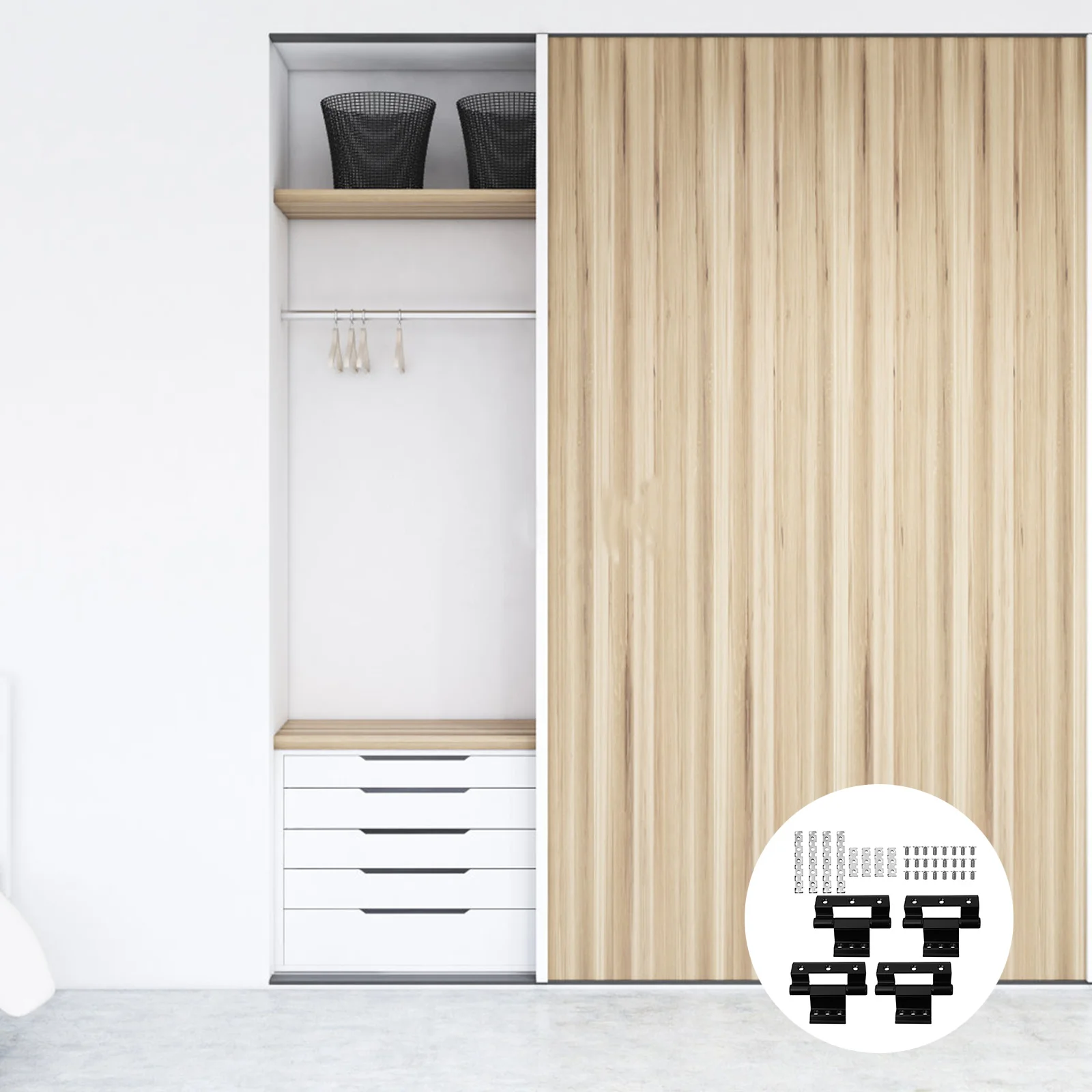 

4Pcs Aluminum Alloy Hinges Heavy Duty Smooth Closing for Cabinet Wardrobe Cupboard Door Window Hardware Accessories Casement