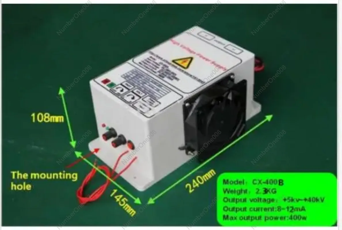 

high voltage power supply with 40KV CX-400B output for removing smoke lampblack