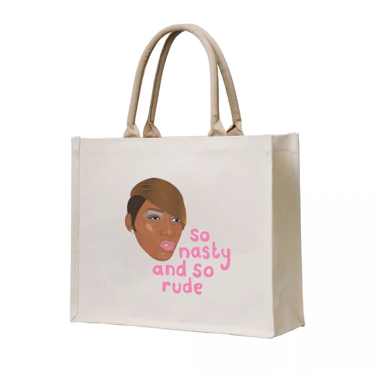

NeNe Leakes - Real Houswives Of New York - So Nasty And So Rude Tote Bag Women bags personalized tote reusable shopping bags