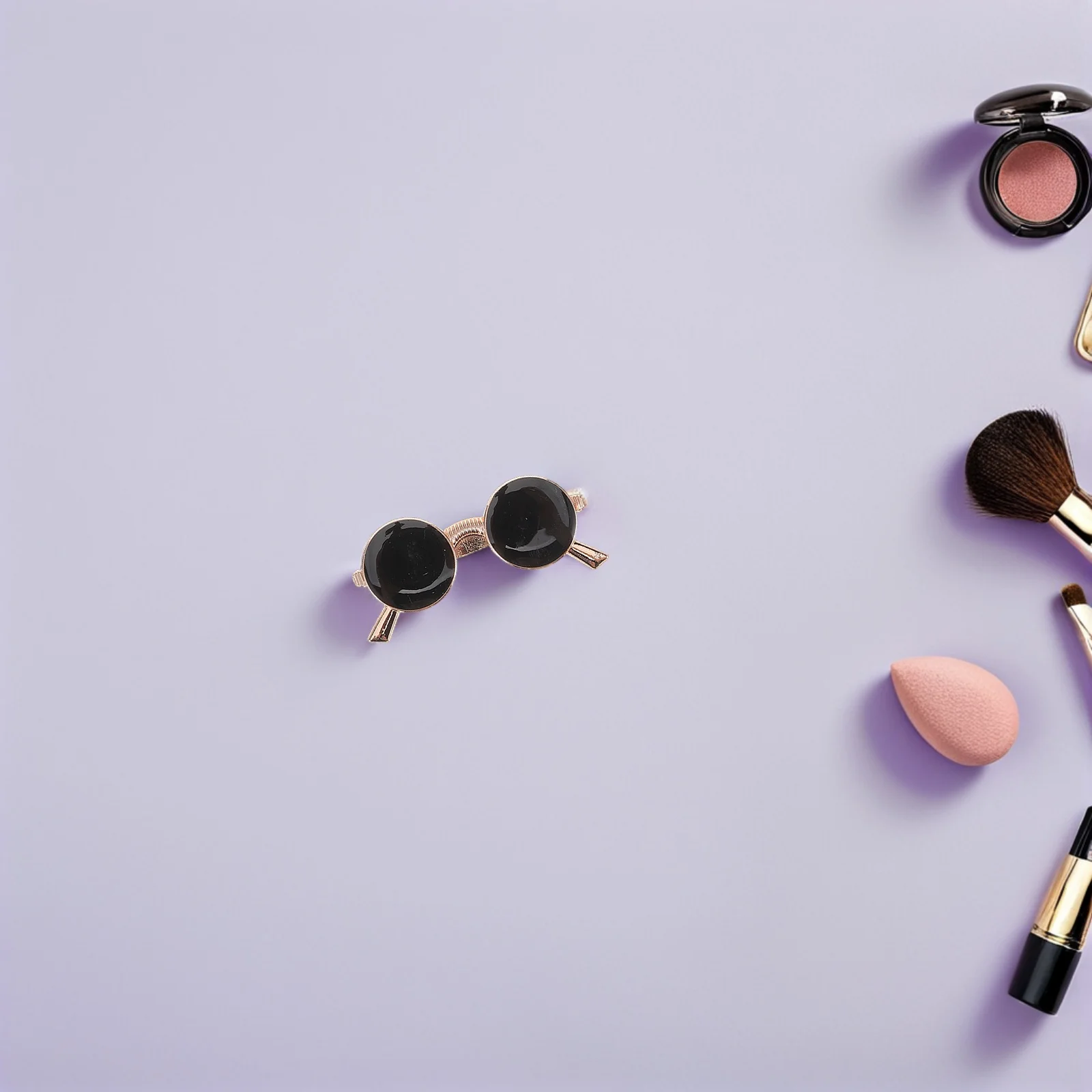 

4 Pcs Hair Accessories for Girls Fun Clips Cartoon Sunglasses Novelty Women Miss