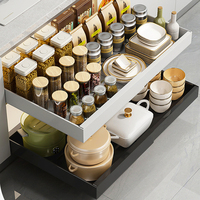 Expandable Pull Out Cabinet Organizer, Slide Out Drawers, Expandable Cabinet Pull Out Shelves For Kitchen Pantry Bathroom