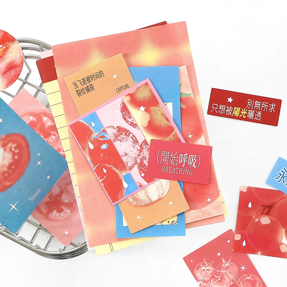 8 paczek/LOT Seria Fermented Dreams retro papierowy notatnik do wiadomości