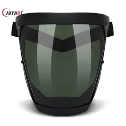 Welding Protective Mask Full Face Shield Protection Mask Transparent Work Facial Protector Outdoor Protective Welding Cap