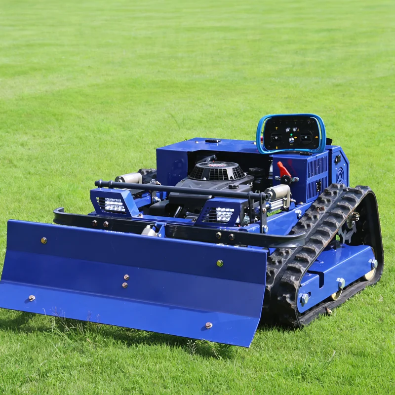 

Customized tracked all terrain weeding and weeding machine with remote control for integrated farm mowing