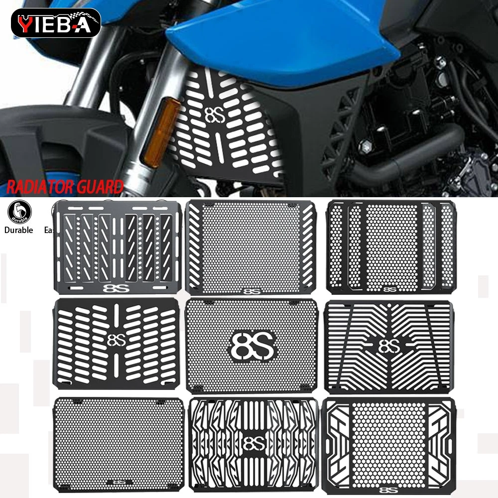 

2026 Motorcycle Aluminium Radiator Guard Cover Oil Cooler Cover Protection For SUZUKI GSX-8S GSX 8S 2023 GSX 8S 2024 2025 GSX8S