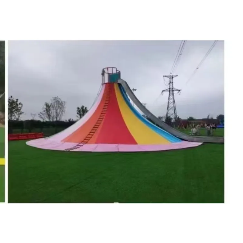 ملعب تجاري للأطفال في الهواء الطلق، حديقة موضوعية للأطفال، معدات دائرة لركوب الدراجات