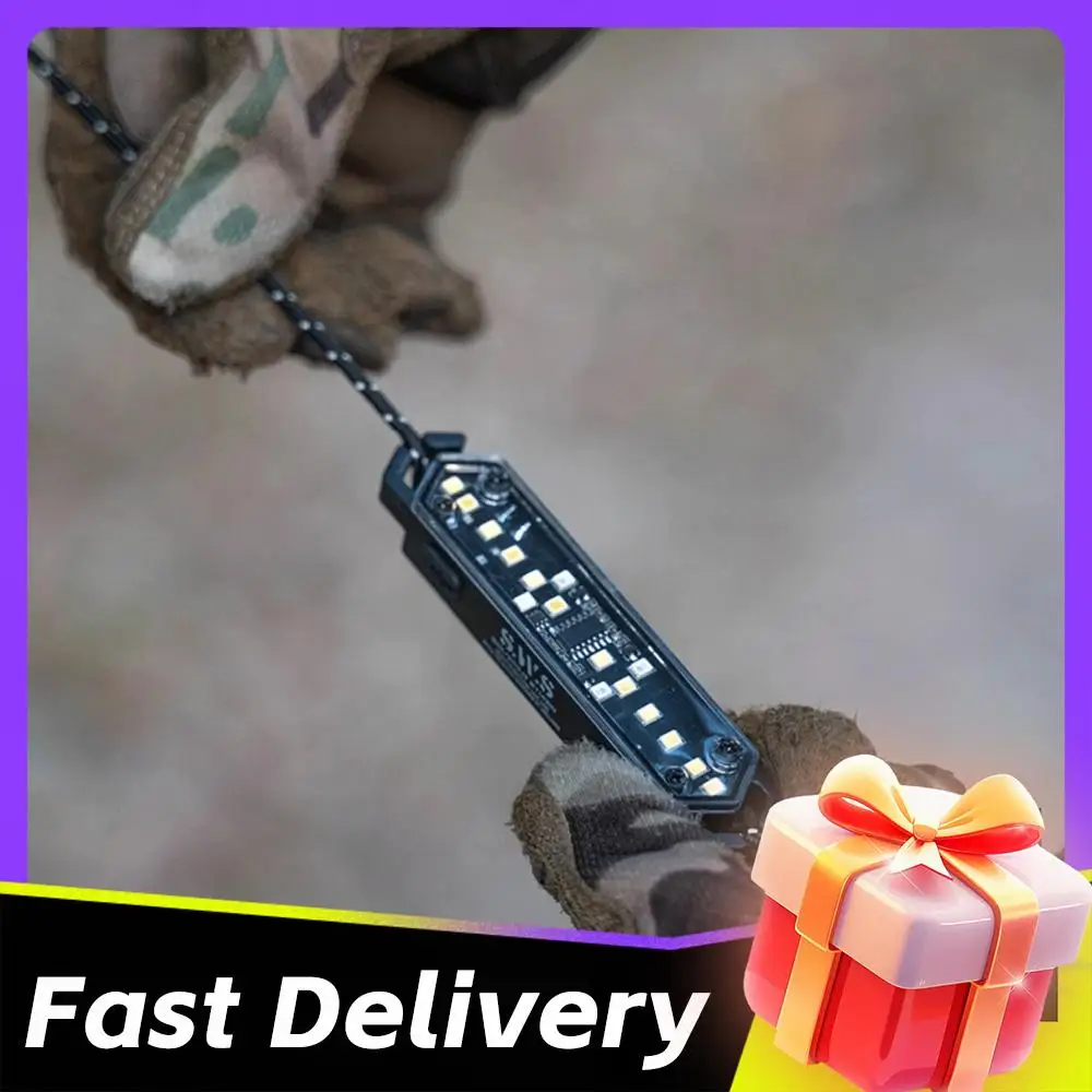 

Wind Rope Buckle Light Type-C Charging Wind Rope Warning Light Stepless Dimming Tent Atmosphere Light for Outdoor Camping Picnic