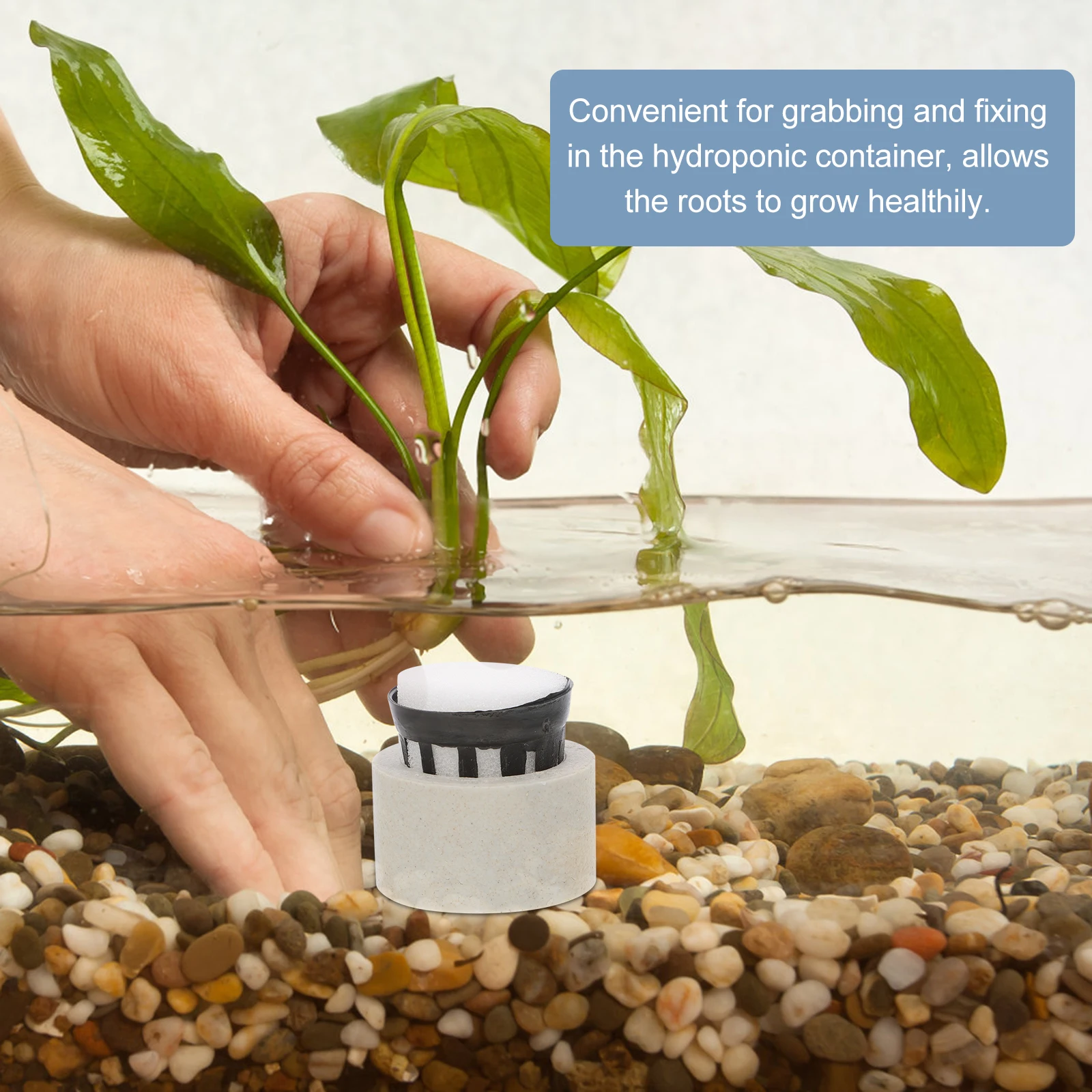 10 مجموعات سلال الزراعة أكواب نباتات المياه القوية لبركة حوض السمك بركة صغيرة البستنة زراعة مرنة مقاومة لأشعة الشمس