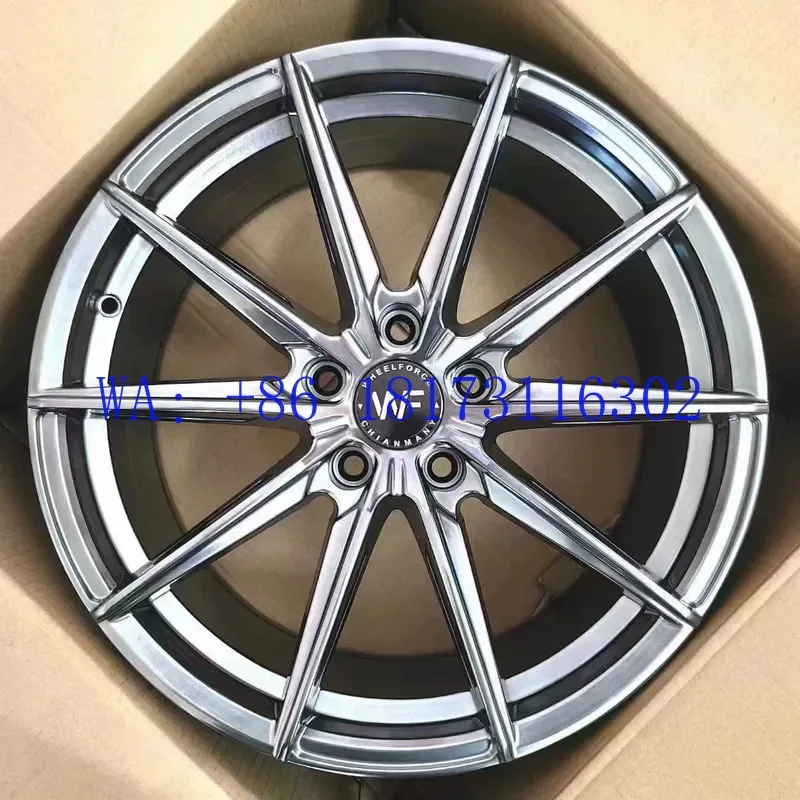 Hot Chrome 17-inch 18-inch 19-inch spinning lightweight WF multi-spoke concave modified wheel hub for MG Civic view 2