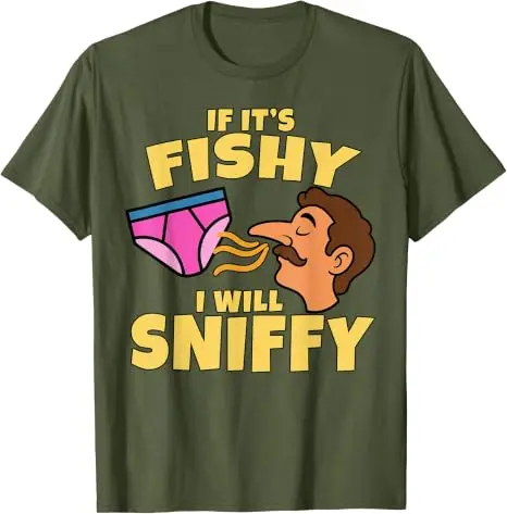 Wenn es von Fisch gerucht hat, werde ich schnüffeln – Lustiges, peinliches T-Shirt, Y2K, schmutziger Witz, Gag-Geschenk, Unhinged-Shirt, Humor, Junggesellinnenabschied, Party-T-Shirt, Oberteile – Detail 8