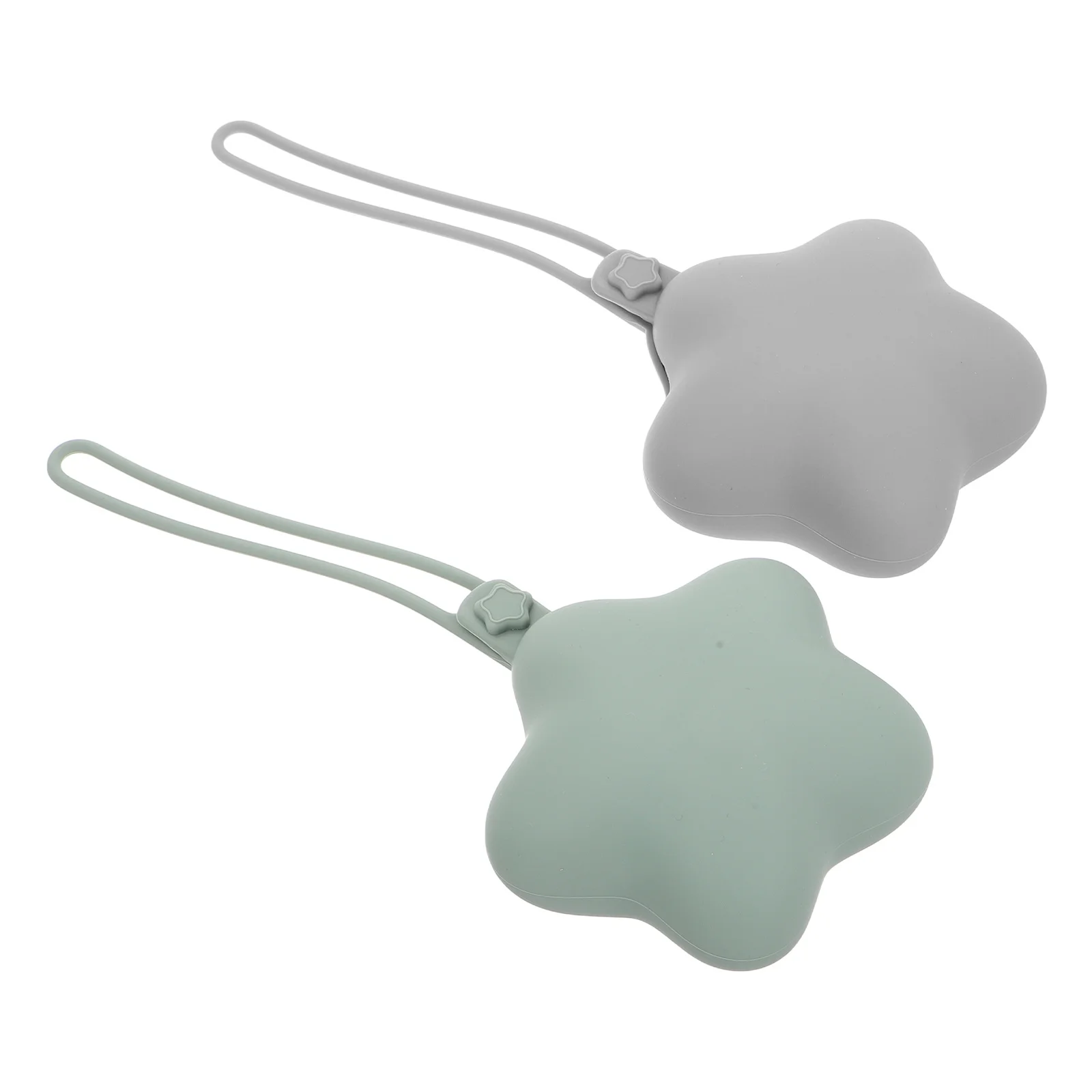 Boîte porte-sucette Portable en Silicone, 2 pièces, anti-poussière, conteneur de rangement de sucette pour bébé, étui de voyage pour bébé, organisateur pour nouveau-nés garçons