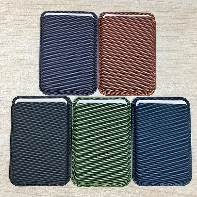 Techwoven für MagSafe Wallet: Starker Magnet, gewebter Kartenhalter, Aufbewahrungstasche, schlankes, dünnes Etui für iPhone 18, 17, 16, 15, 14, 13, 12