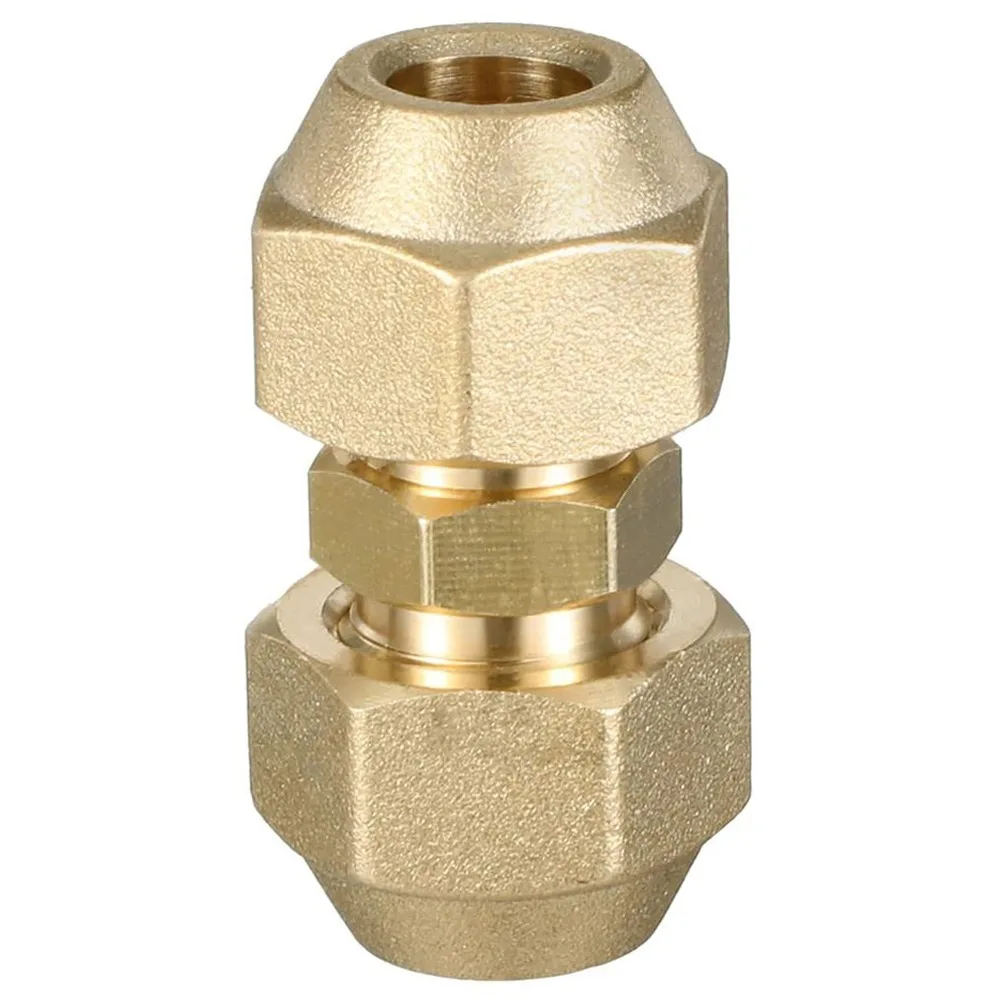 

Straight Pipe Extension Joint 1/2" 1/4" 3/8" 3/4" 5/8" With Flare Nuts Pipe Coupling Adapters Pipe Fitting Adapeter