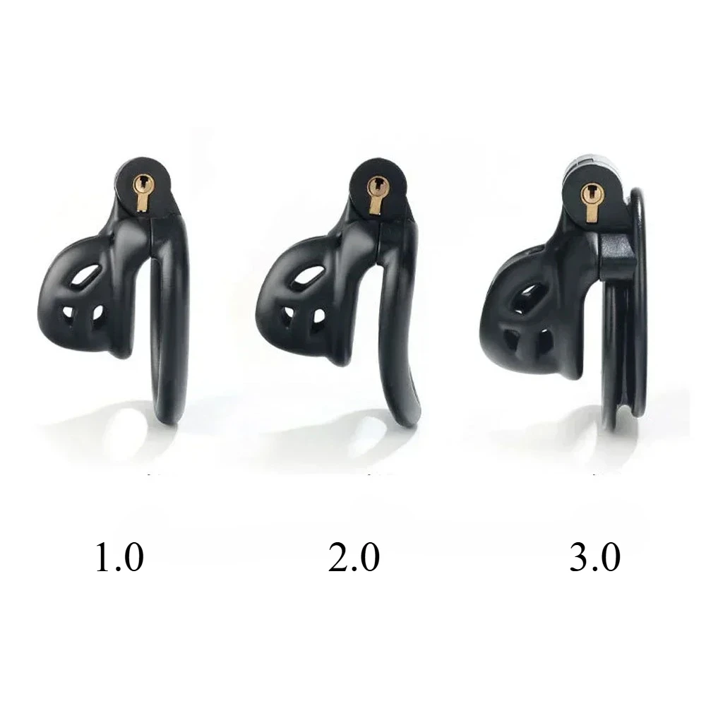 Sissy Male Chastity Cage Sex Toys Discreet Sissy Femboy Chastity Cock Cage Device Penis Rings Male With 4 Size Men's Adult Goods - view 3