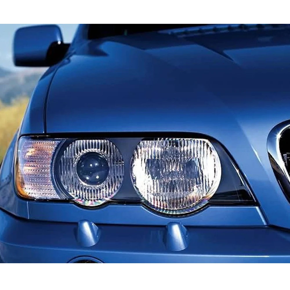 

Car Front Headlight Lens Cover For BMW X5 E53 2000-2003 Plexiglass Transparent Lens Shell Glass Lampshade Car Accessories