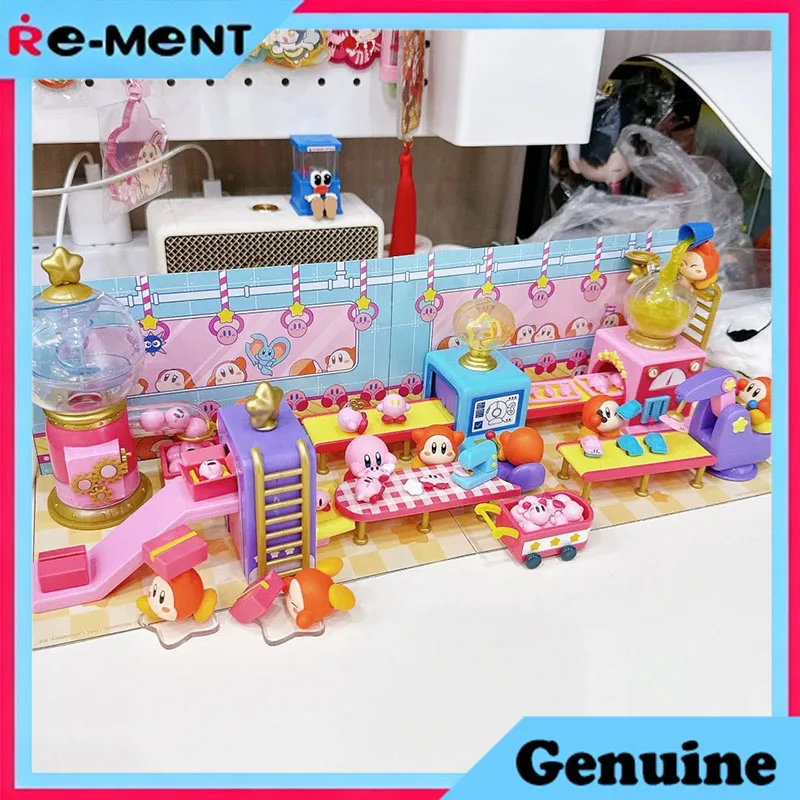 

Набор миниатюрных фигурок Rement Kirby Waddle Dee Toy Factory Complete Box Set, 6 упаковок, диорама, милые фигурки, декор для рабочего стола