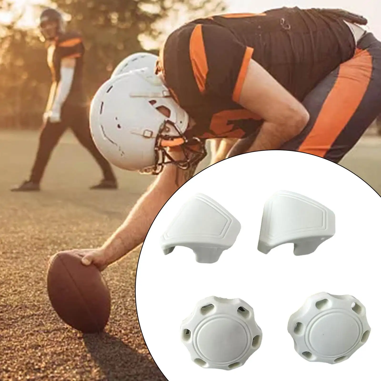 Football Helmet Visor Quick Clips Nylon Hardware Screws Universal Repair Kit Fasteners for Youth Adult Play