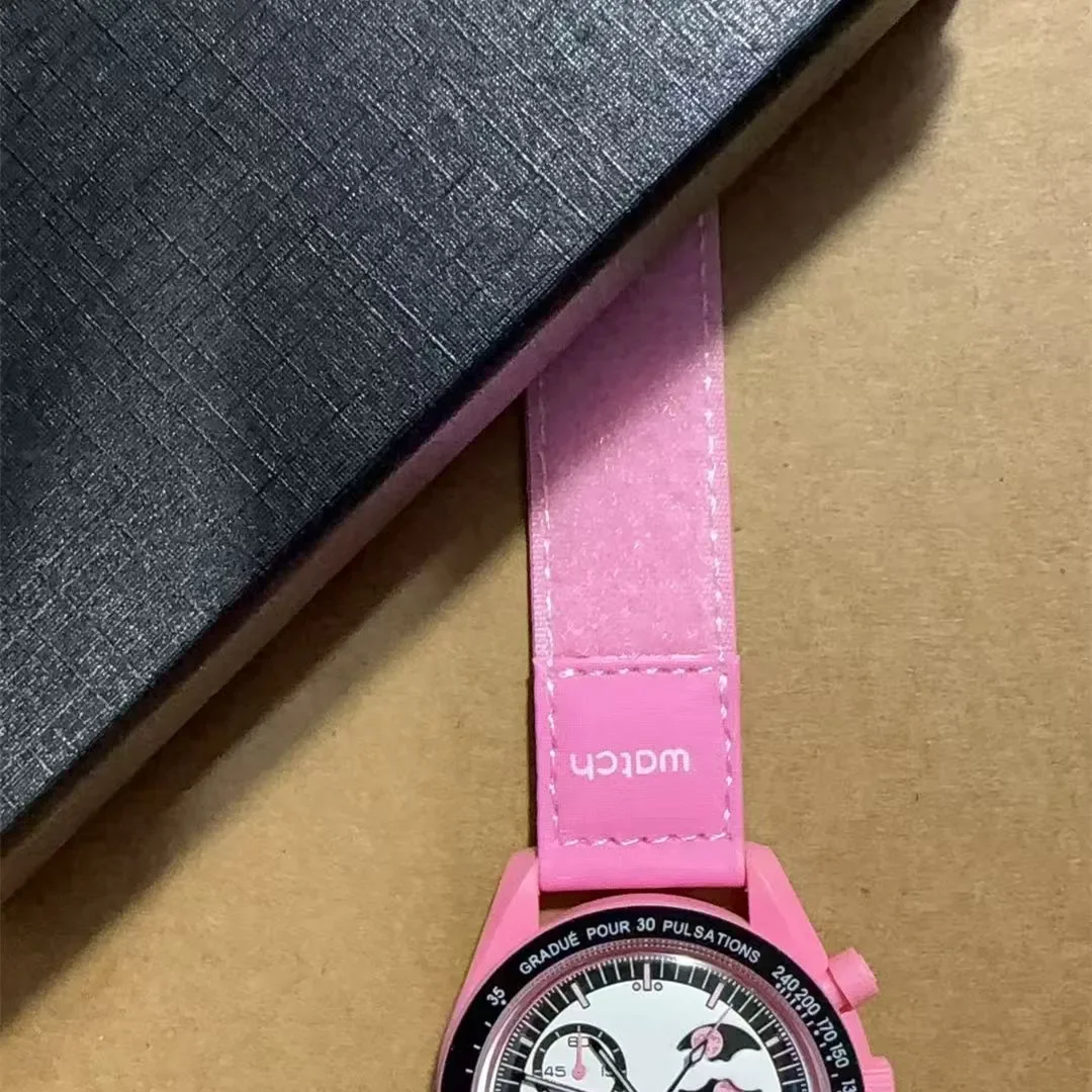 2025 New Lunar Mission Quartz Chronometer with 6 multifunctional pointers - Light Ball Waterproof Strap and Strap Free Delivery