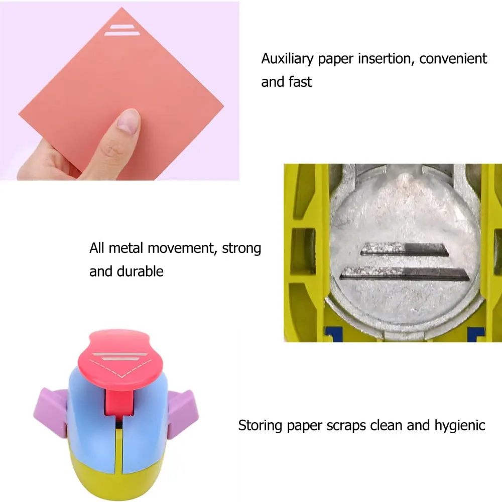 

1pc Paper Hole Punch Spider Type Hole Punch Arrow Hole Punch for Paper Crafts, Card Making and Scrapbooking (Random Colors)