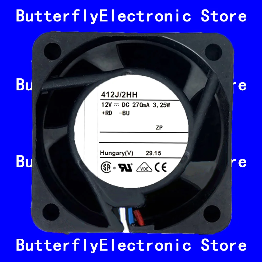 

NEW ORIGINAL 412J/2HH DC12V 270mA 3.25W COOLING FAN 4025 4CM 40*40*25MM