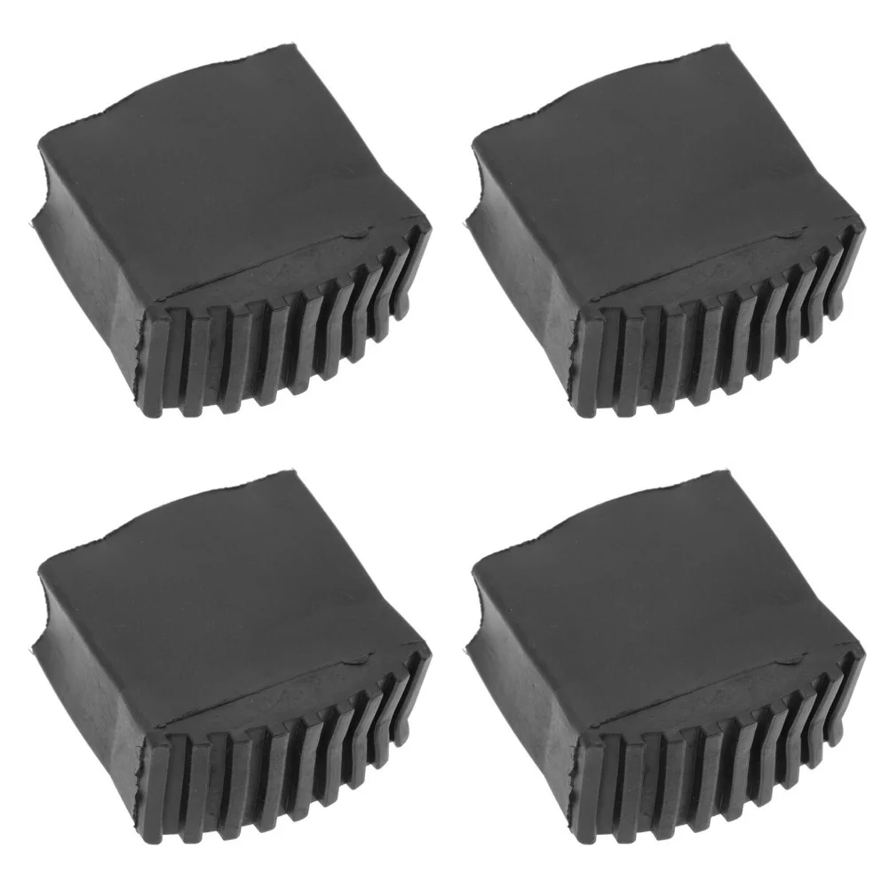 Pack of 4 Replacement Rubber Feet for Wooden and For Aluminium Ladders with Anti-Slip and Floor Protection Features