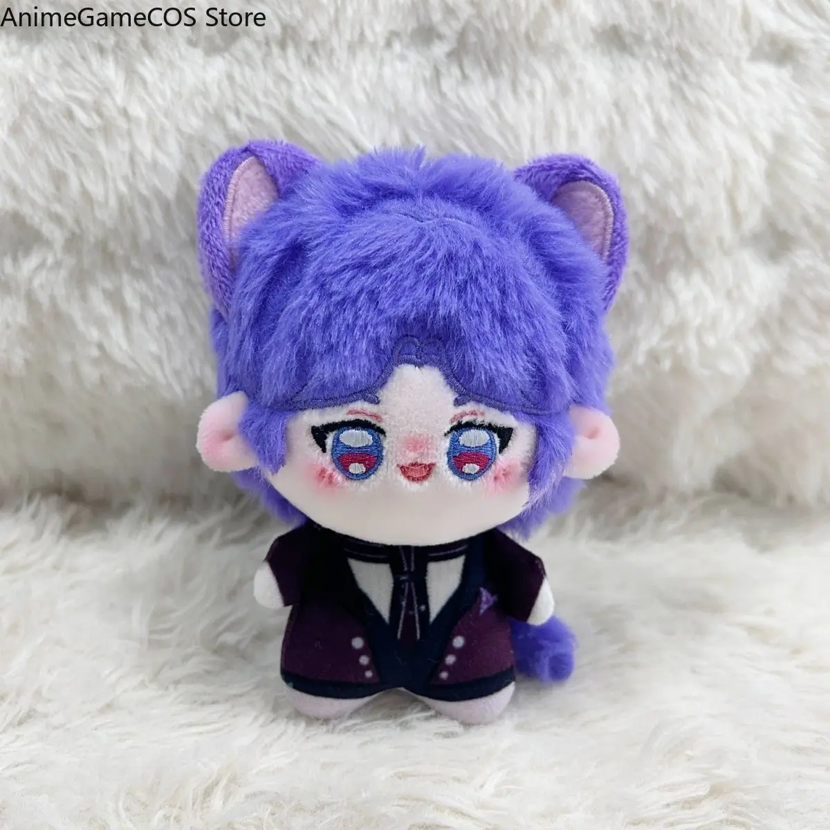 Love and Deepspace Rafayel Cosplay 10cm Cotton Plush Doll Cartoon Stuffed Toy Bag Charm Backpack Pendant Collection Xmas Gift